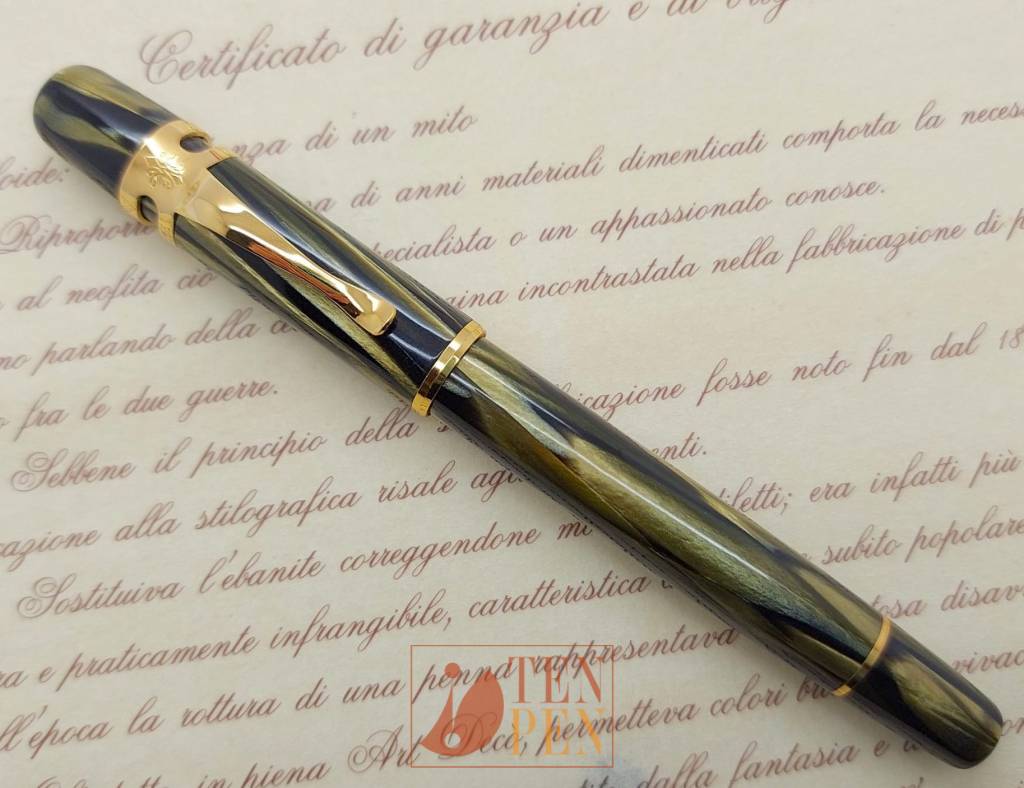 VISCONTI RAGTIME - 1990S - NOS - olive green | Tenpen - By Letizia